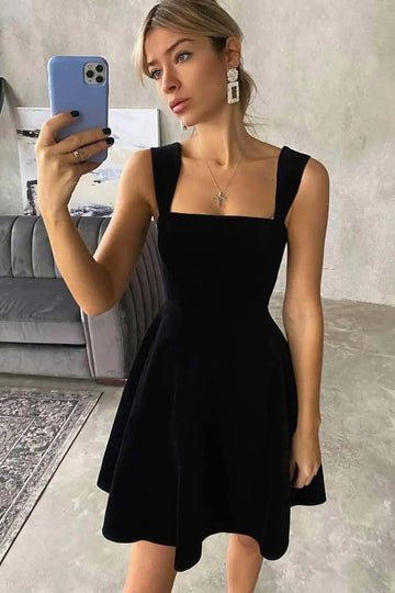 Velvet Mini Dress - POST MERIDIEM