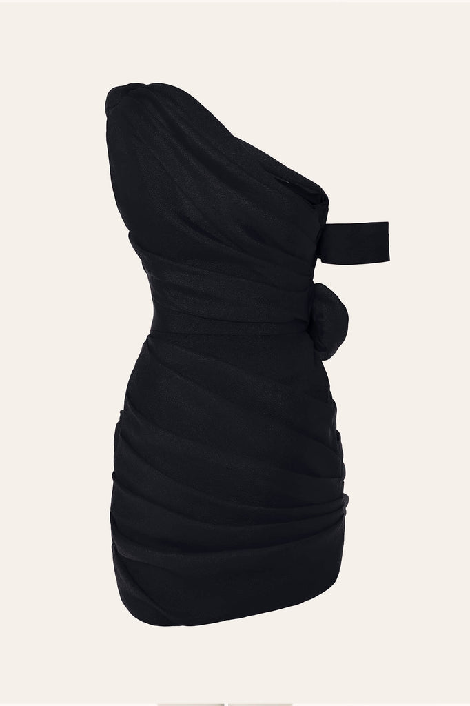 Rose Details Mini Dress - POST MERIDIEM