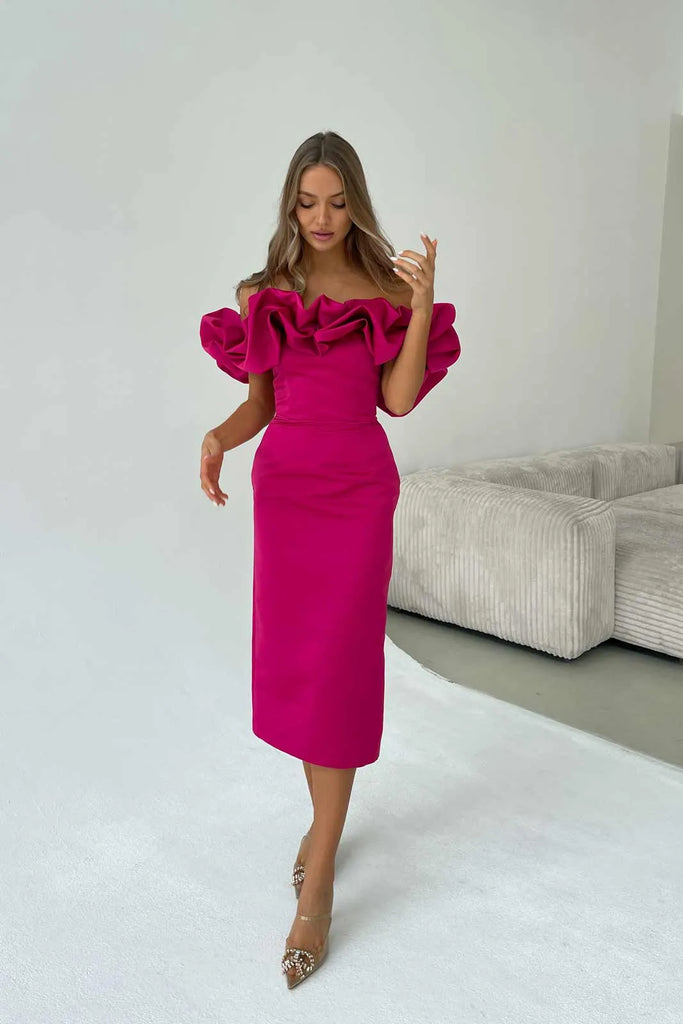 "Meringue" Midi Dress - POST MERIDIEM