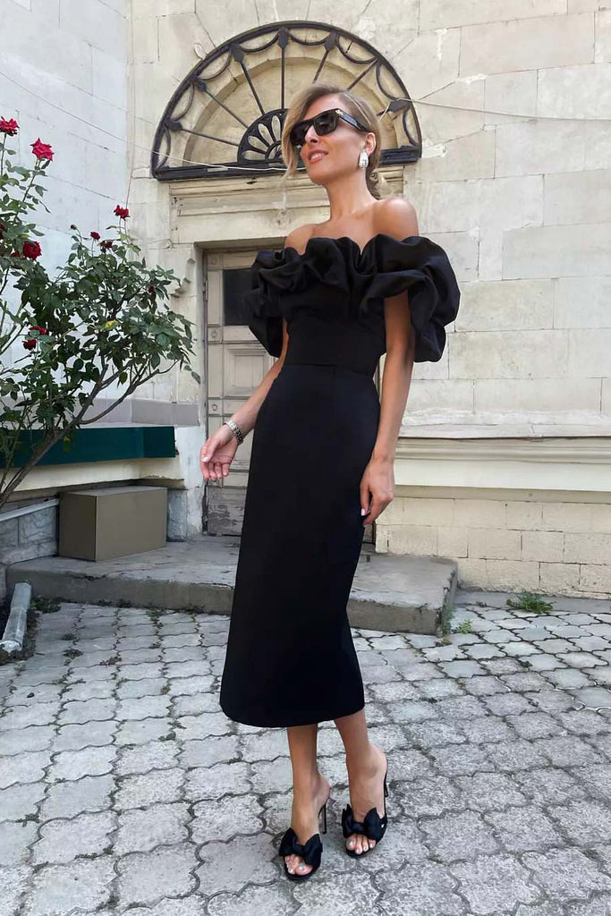 "Meringue" Midi Dress - POST MERIDIEM