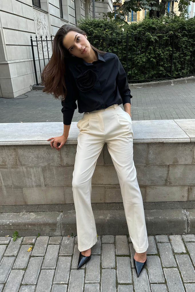 Rose Detail shirt - POST MERIDIEM