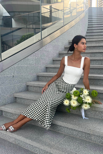 Flare Midi Skirt - POST MERIDIEM
