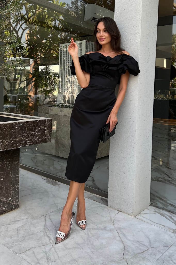 "Meringue" Midi Dress - POST MERIDIEM