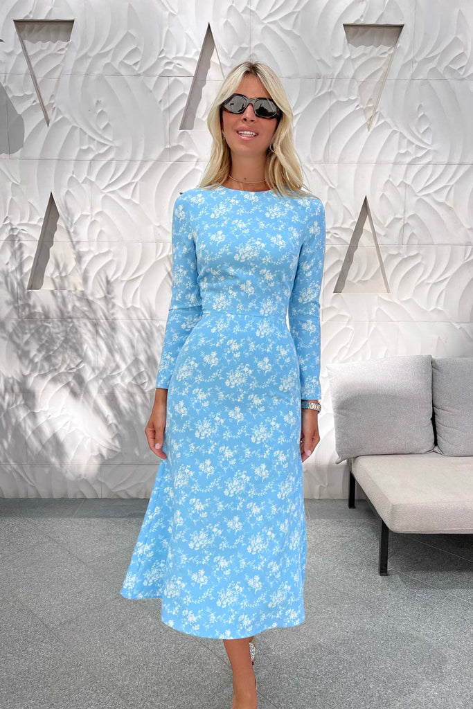 Long Sleeve Midi Dress - POST MERIDIEM