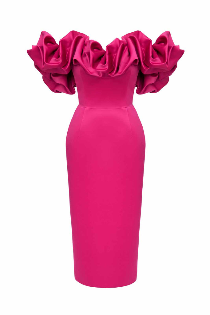 "Meringue" Midi Dress - POST MERIDIEM