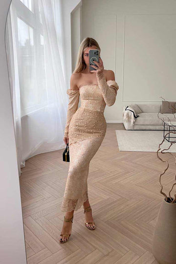 Lace Bustier Dress - POST MERIDIEM